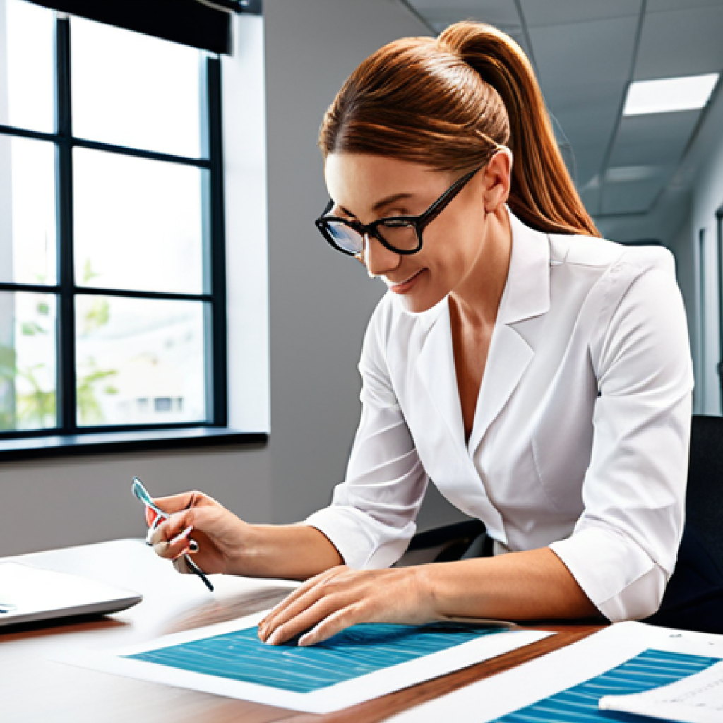 A wellness coordinator, like a tailor, crafting personalized wellness plans, assisting a client in a bright, modern office.