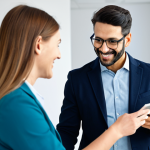 **

"A friendly and professional Well-being Coordinator, fully clothed in modest business casual attire, consulting with a client in a bright, modern office. The coordinator is pointing to a personalized wellness plan on a tablet. Focus on creating a positive and supportive atmosphere. Safe for work, appropriate content, perfect anatomy, natural proportions, professional setting, well-formed hands, proper finger count, healthy lifestyle concept, family-friendly."

**